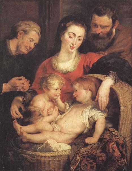 Peter Paul Rubens Holy Family with St.Elizabeth oil painting image